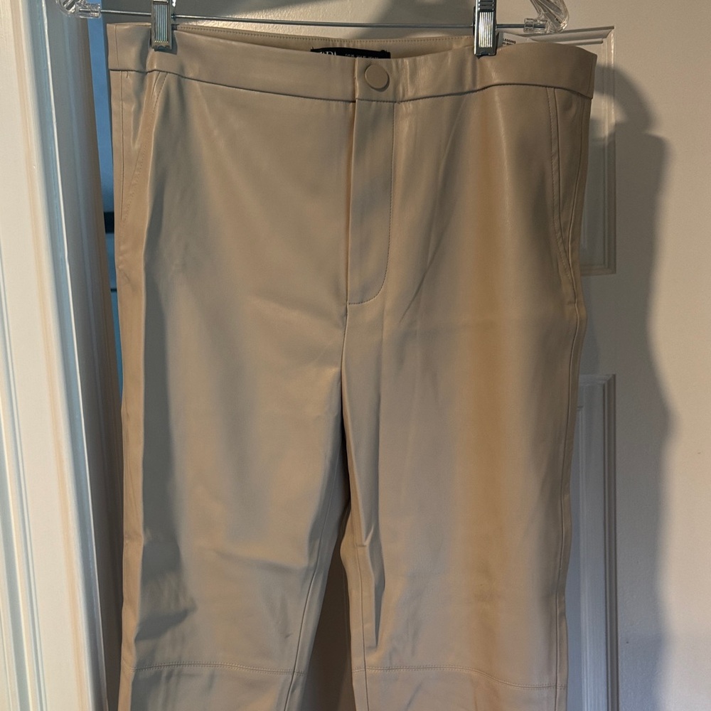 Zara Faux Leather Leggings